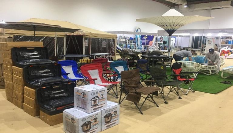 جانب من معرض "التخييم والمغامرات"