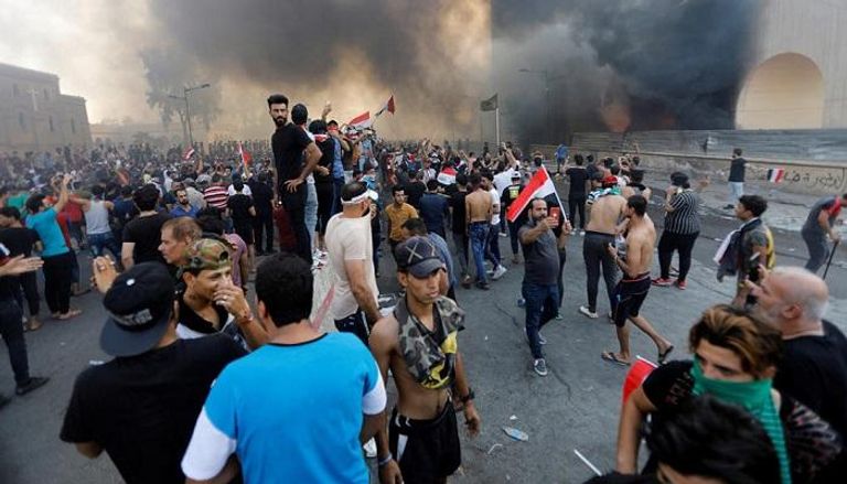 المظاهرات في العراق تتواصل للتخلص من نفوذ إيران