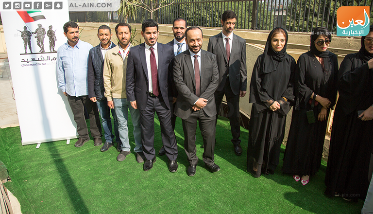 جانب من احتفال السفارة الإماراتية في القاهرة بيوم الشهيد