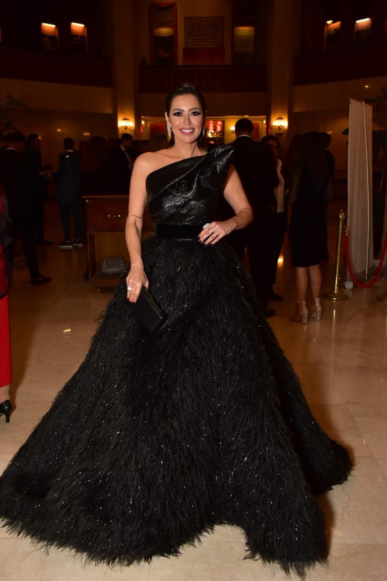 الممثلة المصرية رانيا يوسف على السجادة الحمراء