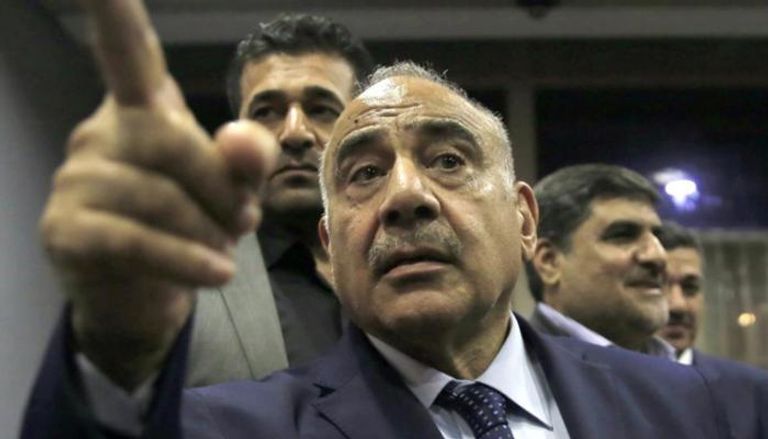 رئيس الوزراء العراقي عادل عبدالمهدي قدم استقالته رسميا للبرلمان
