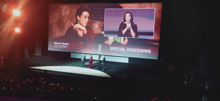 هند صبري مع جمهور مراكش