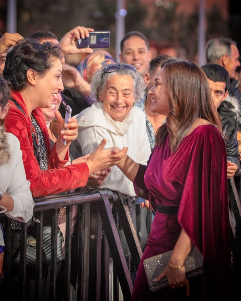 هند صبري مع جمهور مراكش