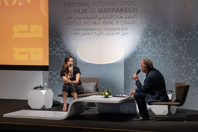 الممثلة الفرنسية ماريون كوتيار في مهرجان مراكش