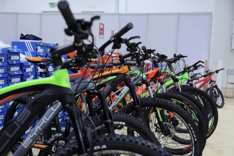 جانب من معرض التخييم والمغامرات