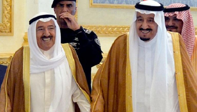 لقاء سابق بين العاهل السعودي وأمير الكويت