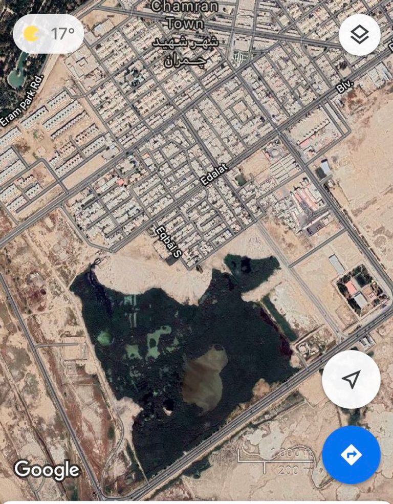 موقع مجزرة معشور حسب ناشطون إيرانيون على تويتر جانب من الاحتجاجات التي شهدتها مدينة معشور