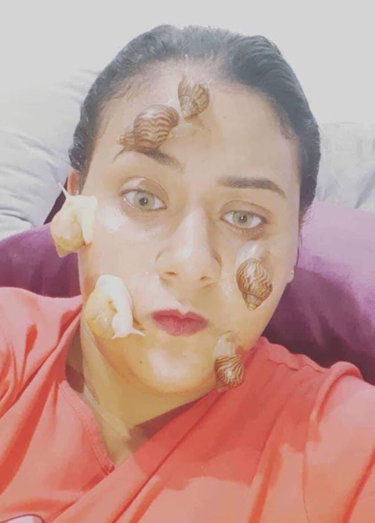 لا آثار جانبية لإفرازات الحلزون على البشرة