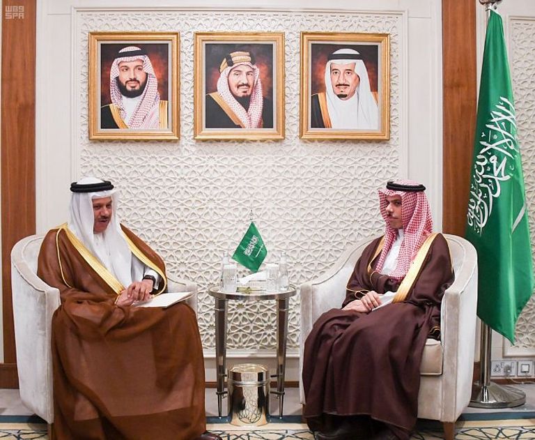 وزير الخارجية السعودي والأمين العام لمجلس التعاون لدول الخليج العربية
