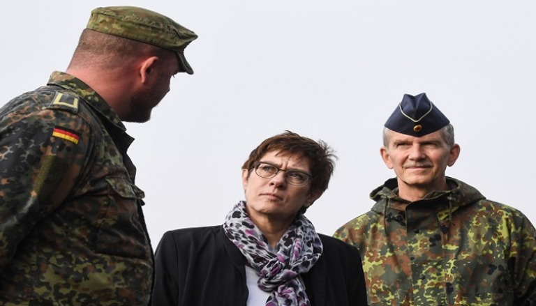 وزير الدفاع الألماني أنيجريت كرامب-كارنباور - أ.ف.ب