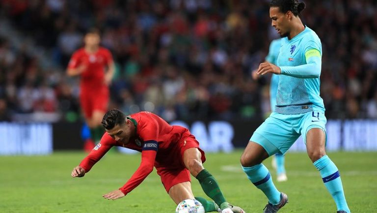 فان ديك وكاتيا مع رونالدو