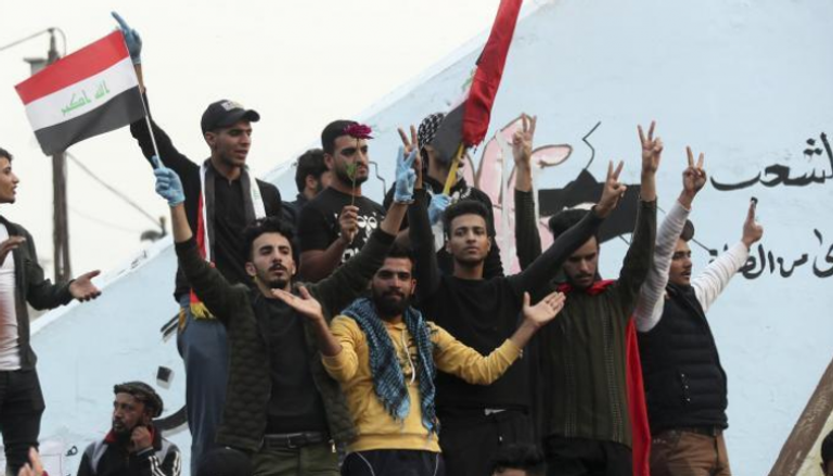 المظاهرات العراقية تواجه مؤامرات إيران