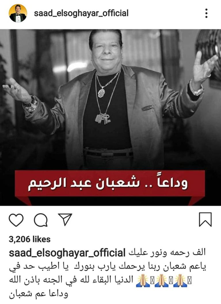 المطرب المصري شعبان عبدالرحيم 