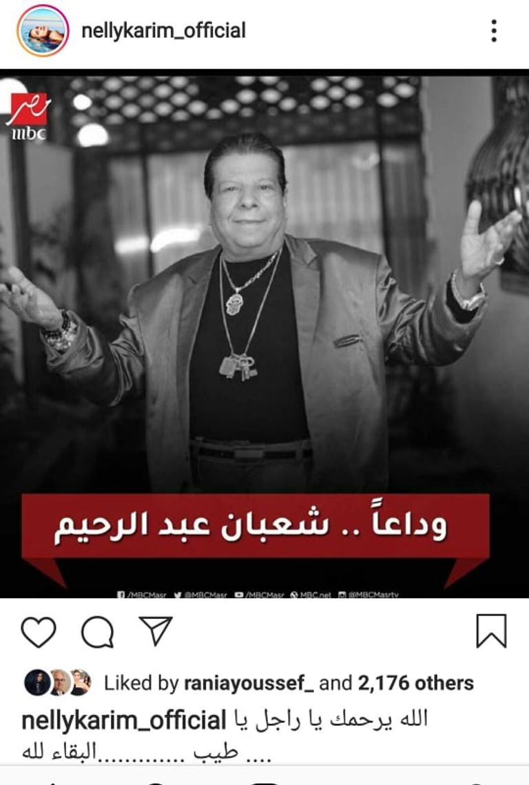 المطرب المصري شعبان عبدالرحيم 