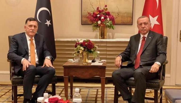 رجب طيب أردوغان وفايز السراج - أرشيفية