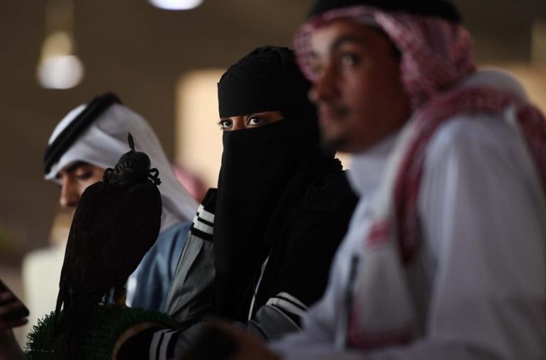 الصقَّارة السعودية عذاري الخالدي