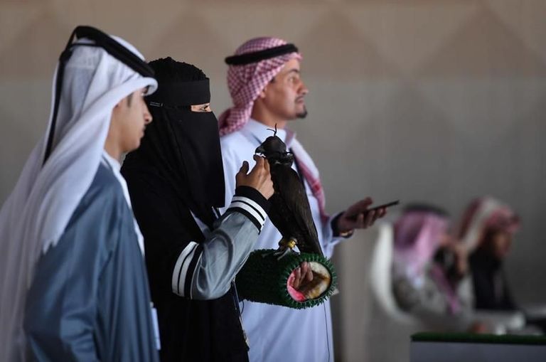 الصقَّارة السعودية عذاري الخالدي