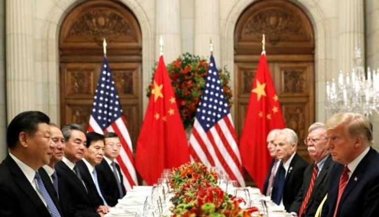 جانب من محادثات التجارة بين واشنطن وبكين - رويترز