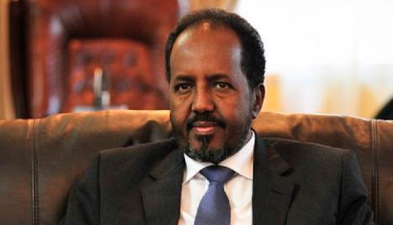 الرئيس الصومالي السابق حسن شيخ محمود