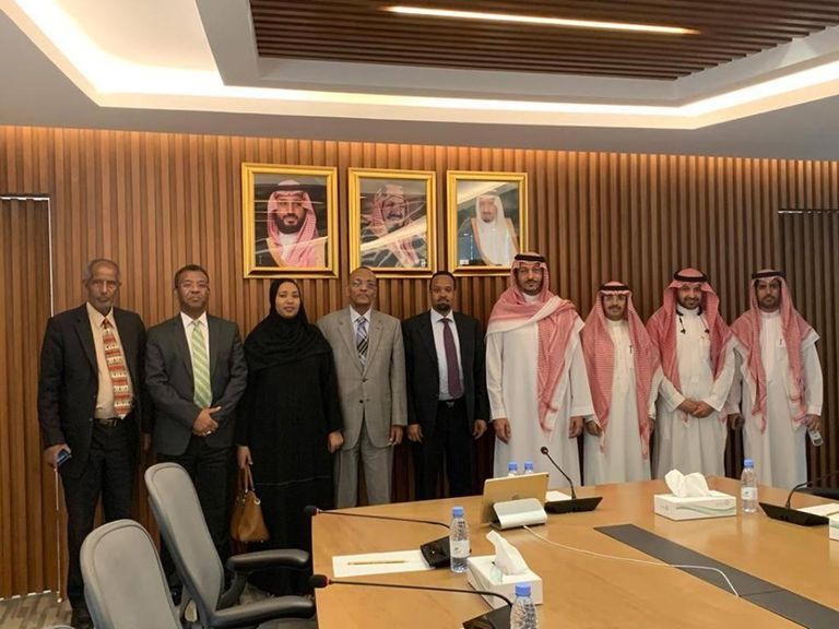 زيارة أحمد شيدي وزير المالية الإثيوبي للسعودية