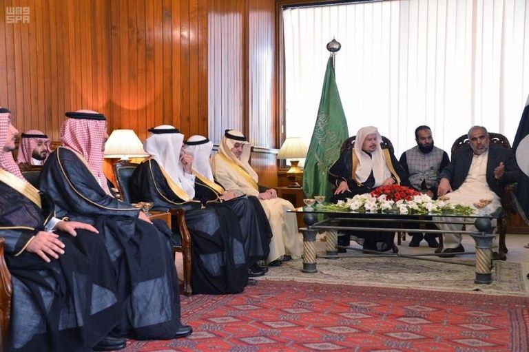 جانب من لقاء رئيس مجلس الشورى السعودي