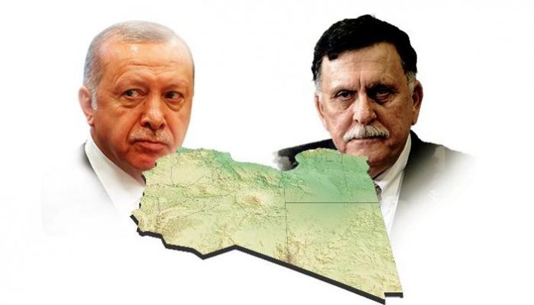  أردوغان وفايز السراج رئيس حكومة الوفاق غير الدستورية