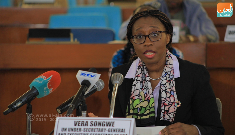 الأمينة العامة للجنة الاقتصادية ووزير خارجية إثيوبيا