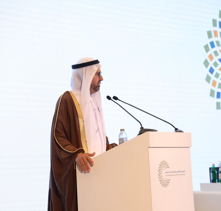 الدكتور علي راشد النعيمي رئيس المجلس العالمي للمجتمعات المسلمة