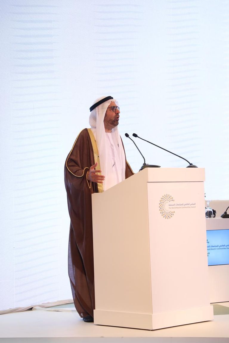 الدكتور علي راشد النعيمي رئيس المجلس العالمي للمجتمعات المسلمة