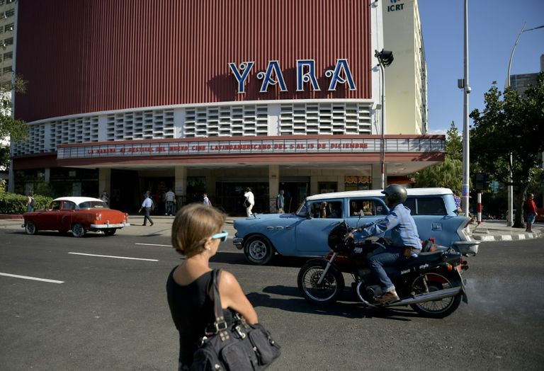 إحدى دور السينما في كوبا