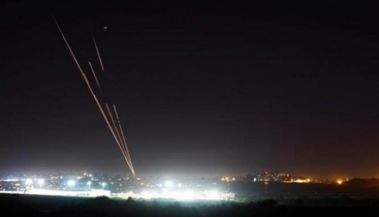 رشقات صاروخية من قطاع غزة باتجاه إسرائيل - أرشيفية