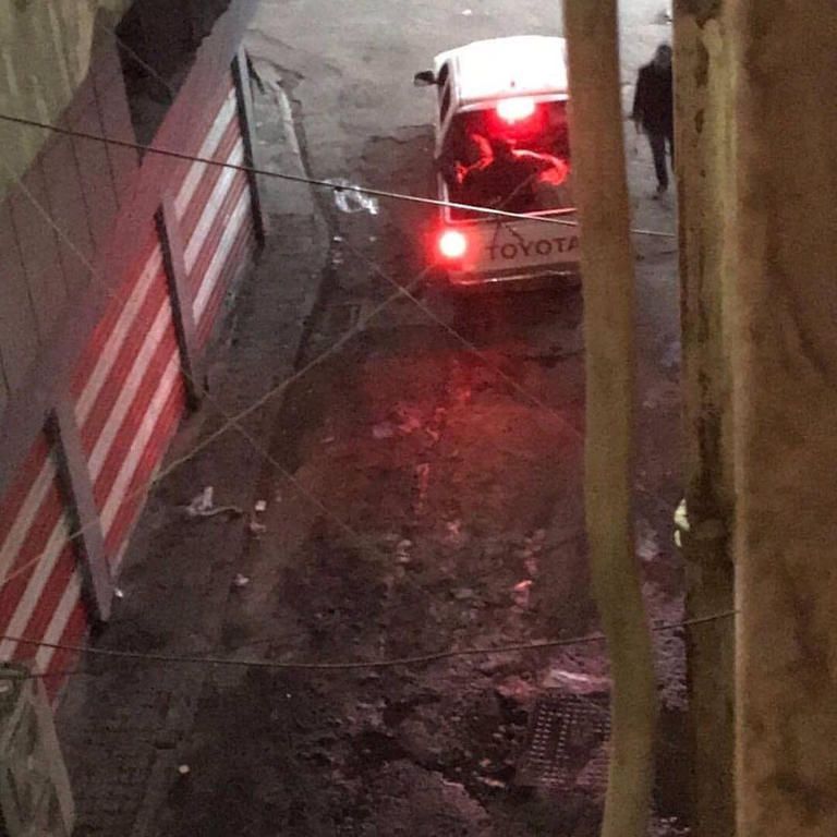 صورة متداولة لآثار مجزرة ساحتي السنك والخلاني بوسط بغداد