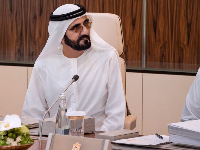 اجتماع مجلس الوزراء الإماراتي برئاسة الشيخ محمد بن راشد آل مكتوم