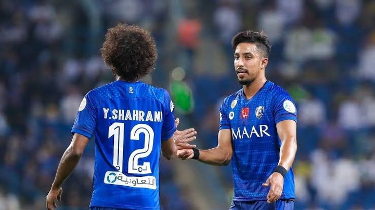 سالم الدوسري لاعب الهلال السعودي