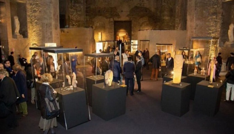 معرض "روائع الآثار السعودية" في روما يشهد إقبالا كبيرا من الزوار
