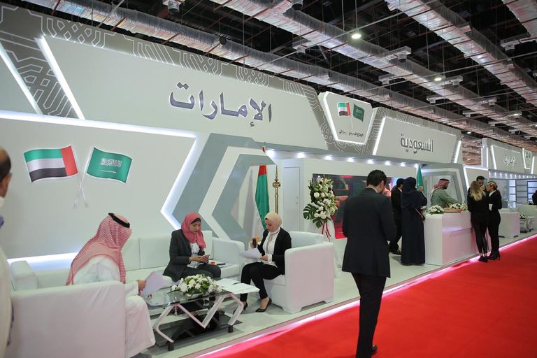 سفيرا الإمارات والسعودية يدشنان جناحا مشتركا بمعرض الغذاء في مصر