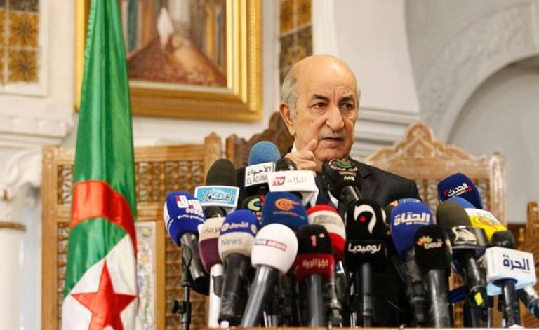 عبد المجيد تبون المرشح لانتخابات الرئاسة الجزائرية مرشحا انتخابات الرئاسة الجزائرية عز الدين ميهوبي وعبدالمجيد تبون