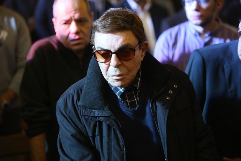 مراسم تشييع جثمان المخرج الراحل سمير سيف بكنيسة العذراء