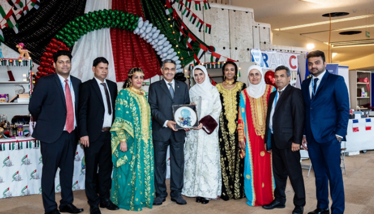 جناح الإمارات يفوز بالجائزة الأولى في معرض السوق الخيري للأمم المتحدة