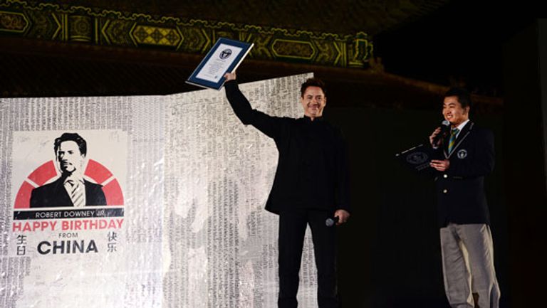 تامر حسني وروبرت داوني جونيور