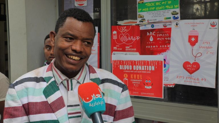 رئيسة إثيوبيا سهلي ورق زودي خلال الاحتفال