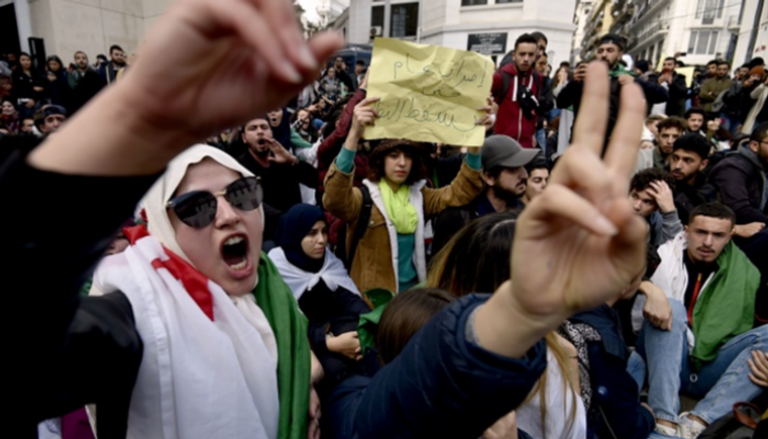 مظاهرات معارضة للانتخابات في الجزائر