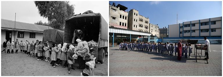 لمحات من مخيمات اللاجئين الفلسطينيين بين الماضي والحاضر