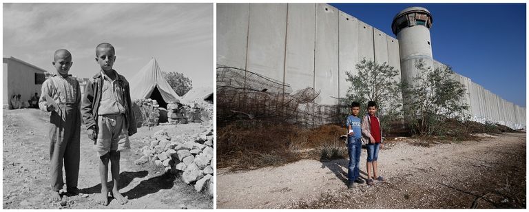 لمحات من مخيمات اللاجئين الفلسطينيين بين الماضي والحاضر