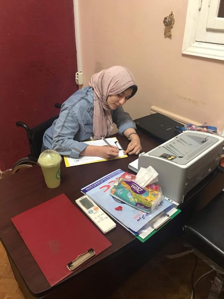 زينب الشاعر تحافظ على ممارسة الرياضة