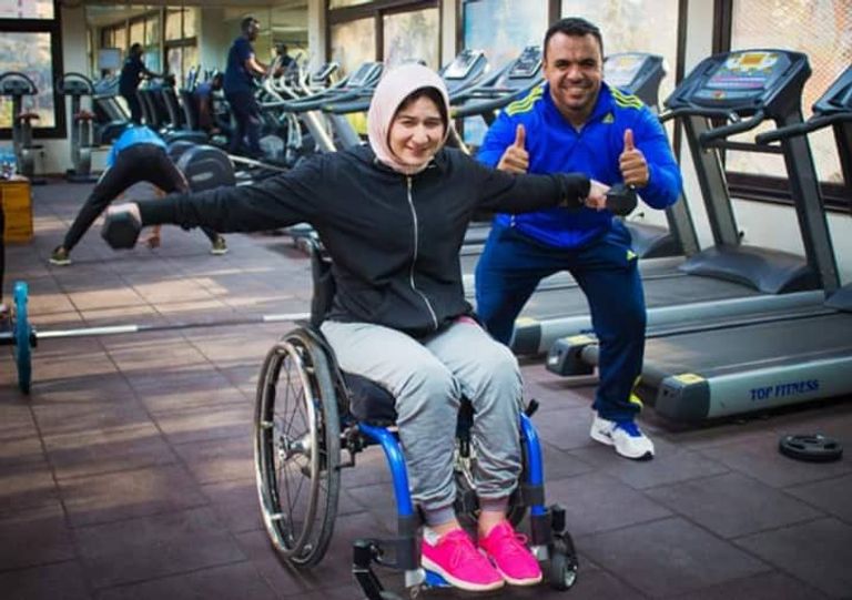 زينب الشاعر تحافظ على ممارسة الرياضة