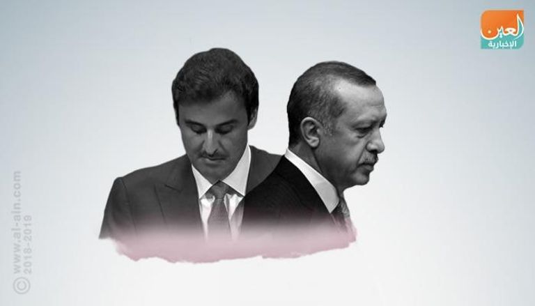 أمير قطر تميم بن حمد والرئيس التركي
