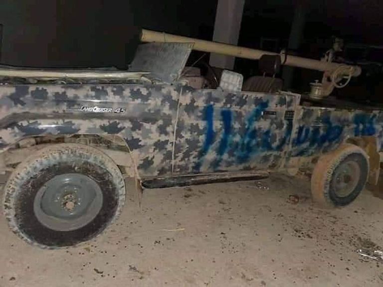 جانب من أسلحة المليشيات تعزيزات الجيش الليبي بمعركة تحرير طرابلس