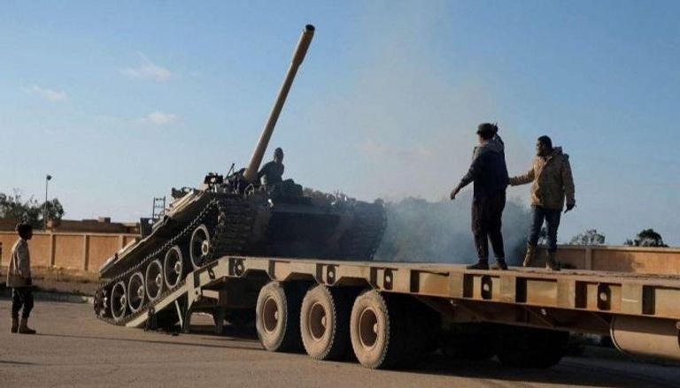 تعزيزات الجيش الليبي بمعركة تحرير طرابلس