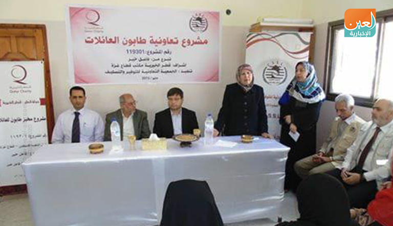 الفلسطينية ابتسام سالم أول امرأة تفكر بالعمل الإغاثي في بلدتها